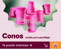Molde Fomy cono galleta para foamy fomi goma eva manualidades